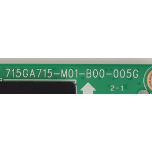 MAIN PARA TV INSIGNIA / NUMERO DE PARTE XKCB02K093 / 715GA715-M01-B00-005G / (G)XKCB02K093020X / PANEL TPT550U1-QVN05.U REV:S5DB1J / DISPLAY HV550QUB-F70 REV.2.0 / MODELO NS-55F301NA22	